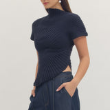 Entro | Lily Knit Mock Neck Top | Sweetest Stitch Boutique Richmond
