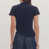 Entro | Lily Knit Mock Neck Top | Sweetest Stitch Boutique Richmond