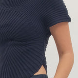 Entro | Lily Knit Mock Neck Top | Sweetest Stitch Boutique Richmond