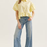 Entro | Bella Ruffle Hem Top | Sweetest Stitch Boutique Richmond VA