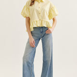 Entro | Bella Ruffle Hem Top | Sweetest Stitch Boutique Richmond VA