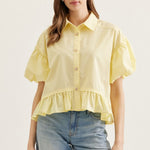 Entro | Bella Ruffle Hem Top | Sweetest Stitch Boutique Richmond VA