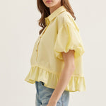 Entro | Bella Ruffle Hem Top | Sweetest Stitch Boutique Richmond VA