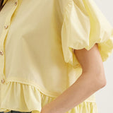 Entro | Bella Ruffle Hem Top | Sweetest Stitch Boutique Richmond VA