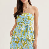 Entro | Jade Strapless Floral Top | Sweetest Stitch Boutique Richmond