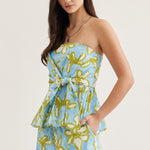 Entro | Jade Strapless Floral Top | Sweetest Stitch Boutique Richmond