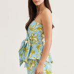 Entro | Jade Strapless Floral Top | Sweetest Stitch Boutique Richmond