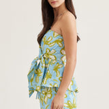 Entro | Jade Strapless Floral Top | Sweetest Stitch Boutique Richmond