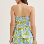 Entro | Jade Strapless Floral Top | Sweetest Stitch Boutique Richmond