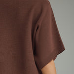 Entro | Brown Gretchen Mock Neck Knit Top | Sweetest Stitch Boutique