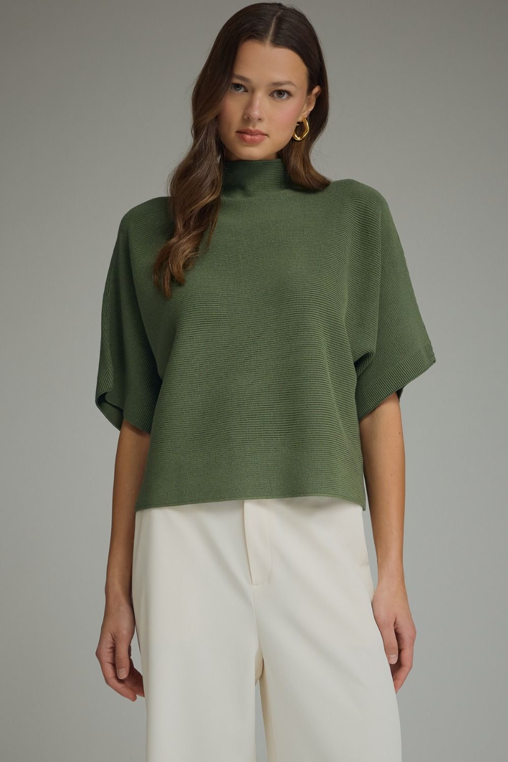 Entro | Gretchen Mock Neck Knit Top | Sweetest Stitch Boutique RVA