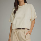Entro | Linda Short Sleeve Sweater | Sweetest Stitch Boutique Richmond