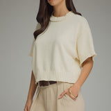 Entro | Linda Short Sleeve Sweater | Sweetest Stitch Boutique Richmond