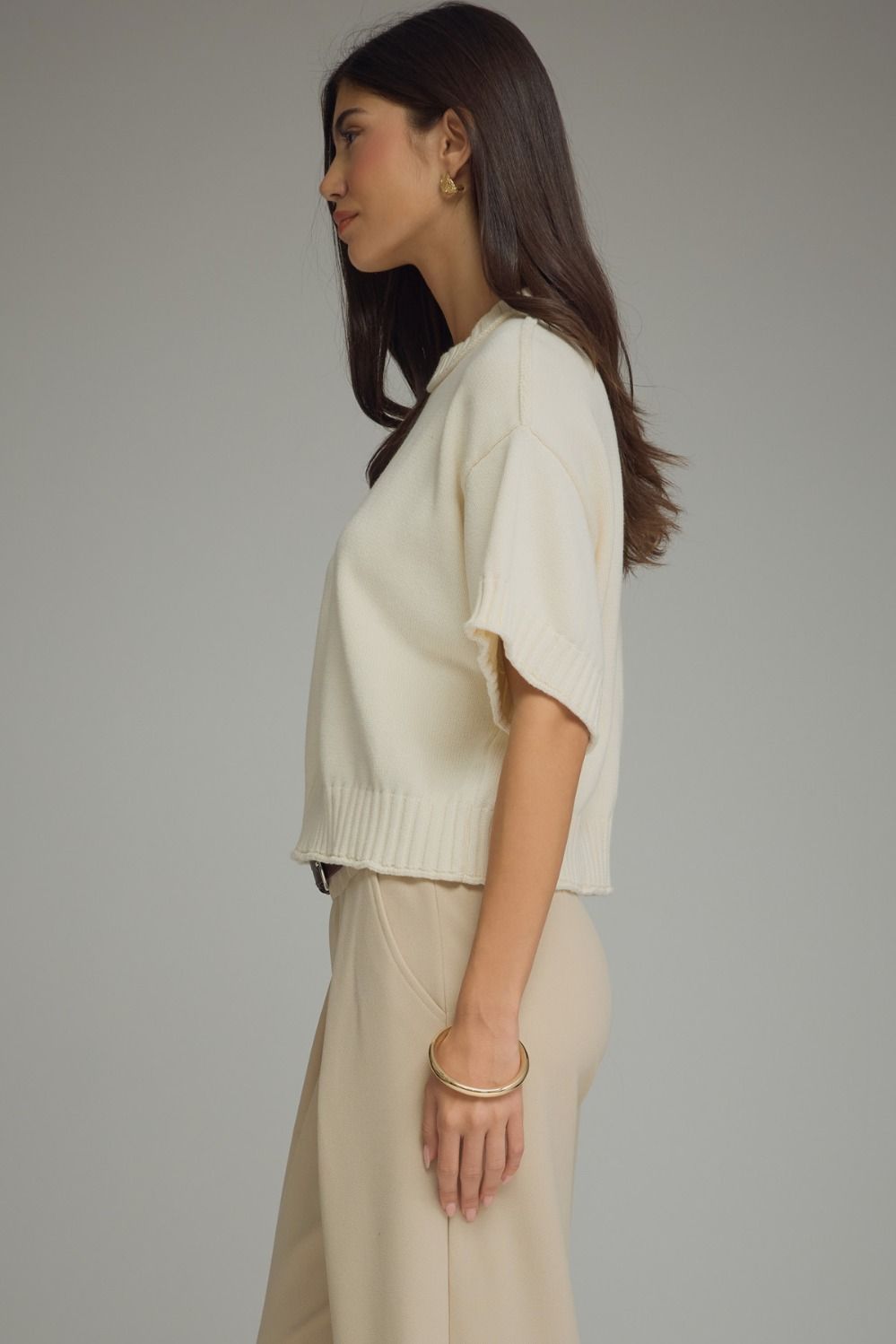 Entro | Linda Short Sleeve Sweater | Sweetest Stitch Boutique Richmond