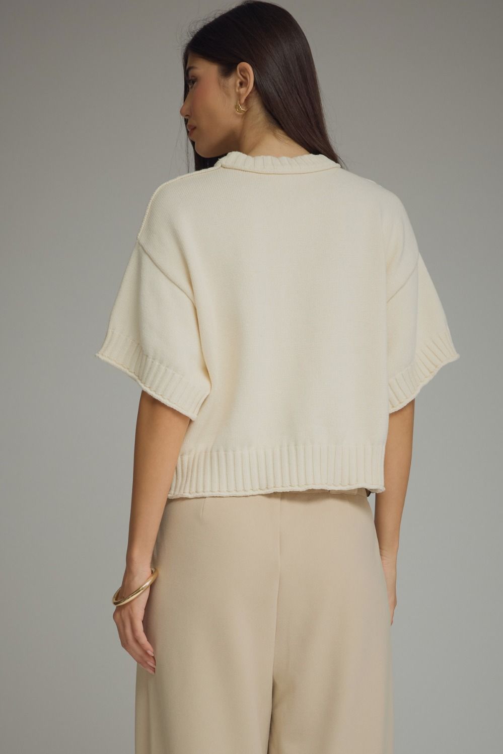 Entro | Linda Short Sleeve Sweater | Sweetest Stitch Boutique Richmond