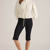 Entro | Pauline Pintuck Top - Cream | Sweetest Stitch Boutique Richmond