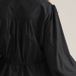Entro | Pauline Pintuck Top - Black | Sweetest Stitch Boutique Richmond