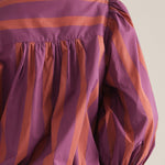 Entro | Carrie Striped Top Plum | Sweetest Stitch Boutique Richmond