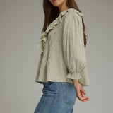 Entro | Lucy V-Neck Striped Top | Sweetest Stitch Boutique Richmond
