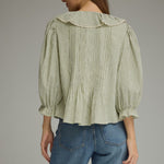 Entro | Lucy V-Neck Striped Top | Sweetest Stitch Boutique Richmond