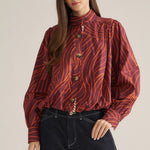 Entro | Sally Button Front Top | Sweetest Stitch Boutique Richmond VA