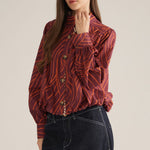 Entro | Sally Button Front Top | Sweetest Stitch Boutique Richmond VA