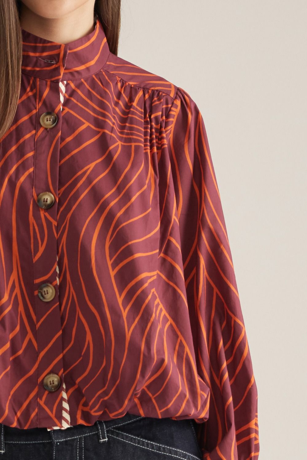 Entro | Sally Button Front Top | Sweetest Stitch Boutique Richmond VA