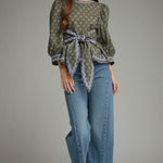 Entro | Becca Floral Tie Top | Sweetest Stitch Boutique Richmond VA