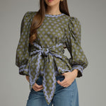 Entro | Becca Floral Tie Top | Sweetest Stitch Boutique Richmond VA