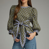 Entro | Becca Floral Tie Top | Sweetest Stitch Boutique Richmond VA