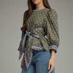 Entro | Becca Floral Tie Top | Sweetest Stitch Boutique Richmond VA