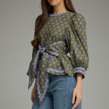 Entro | Becca Floral Tie Top | Sweetest Stitch Boutique Richmond VA