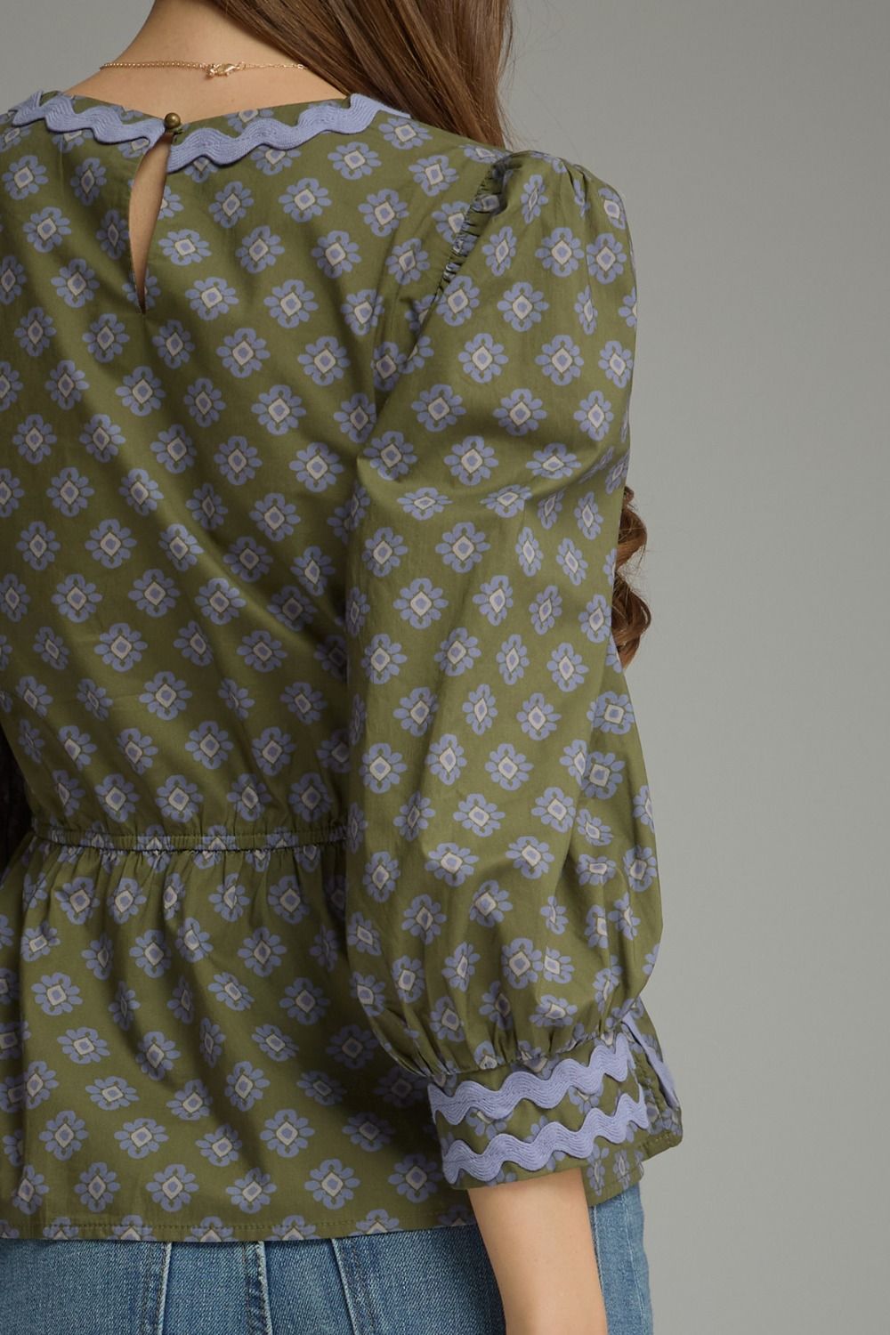 Entro | Becca Floral Tie Top | Sweetest Stitch Boutique Richmond VA