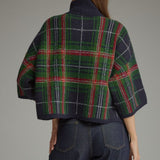 Entro | Blake Plaid Sweater Navy | Sweetest Stitch Boutique Richmond
