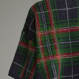 Entro | Blake Plaid Sweater Navy | Sweetest Stitch Boutique Richmond