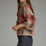 Entro | Blake Plaid Sweater Taupe | Sweetest Stitch Boutique Richmond