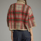 Entro | Blake Plaid Sweater Taupe | Sweetest Stitch Boutique Richmond