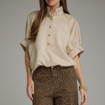 Entro | Pam Button Front Top | Sweetest Stitch Boutique Richmond VA