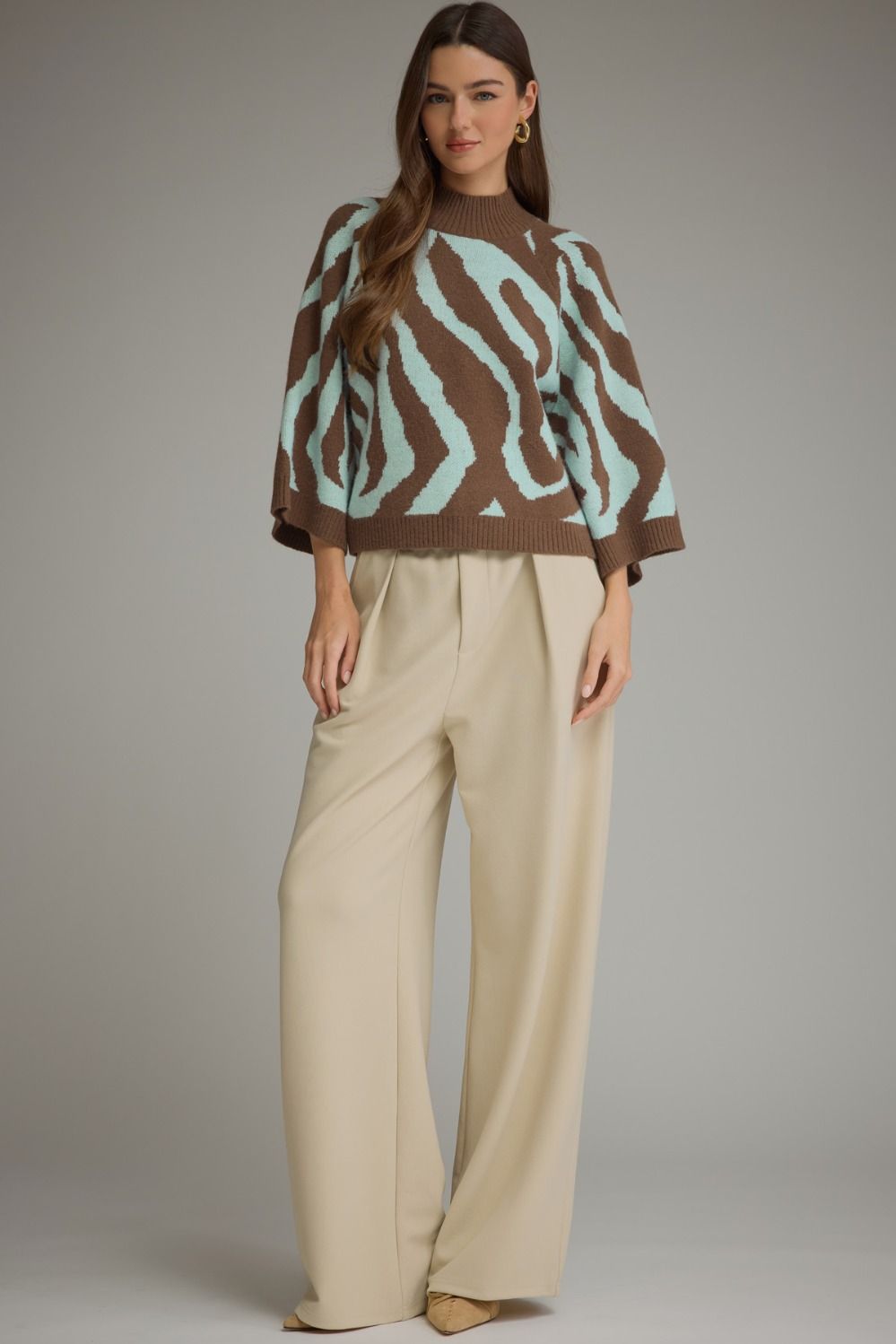Entro | Matilda Abstract Sweater | Sweetest Stitch Boutique Richmond