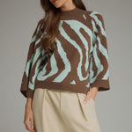 Entro | Matilda Abstract Sweater | Sweetest Stitch Boutique Richmond