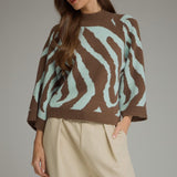 Entro | Matilda Abstract Sweater | Sweetest Stitch Boutique Richmond