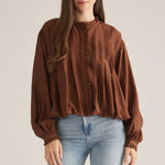 Entro | Lorrie Long Sleeve Bubble Top | Sweetest Stitch Boutique RVA