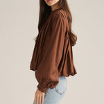 Entro | Lorrie Long Sleeve Bubble Top | Sweetest Stitch Boutique RVA