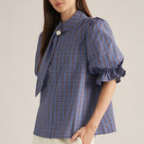 Entro | Gabby Plaid Top | Sweetest Stitch Boutique Richmond VA