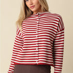 Olivaceous | Michelle Striped Cardigan | Sweetest Stitch Boutique RVA
