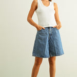 Miou Muse | Samantha Scoop Neck Ribbed Tank Top | Sweetest Stitch