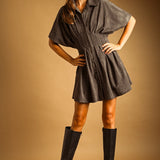 Miou Muse | Brooke Pleated Mini Dress | Sweetest Stitch Boutique RVA