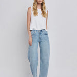 Lovervet by Vervet | Barrel Leg Jeans | Sweetest Stitch Boutique RVA