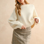 Miou Muse | Marilyn Crew Neck Knit Sweater | Sweetest Stitch Boutique