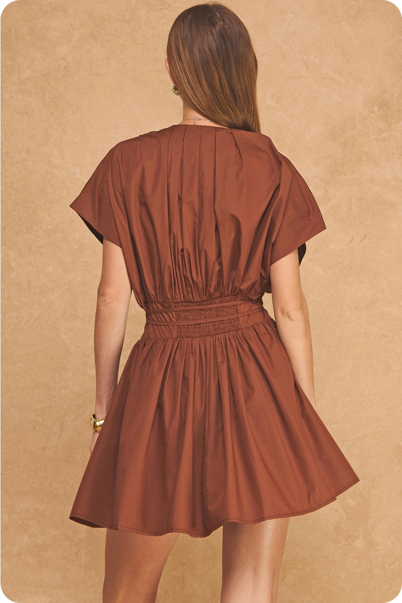 Strut & Bolt | Stacey V-Neck Mini Dress | Sweetest Stitch Boutique RVA